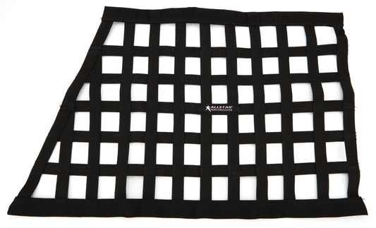 Allstar Performance Window Net Ribbon Style Angled Black Non-SFI ALL10293