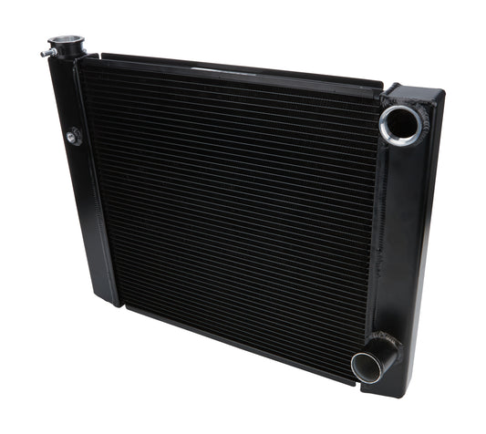 Allstar Performance  Dual Pass Radiator 19x24 1 Row Lightweight Black ALL30343