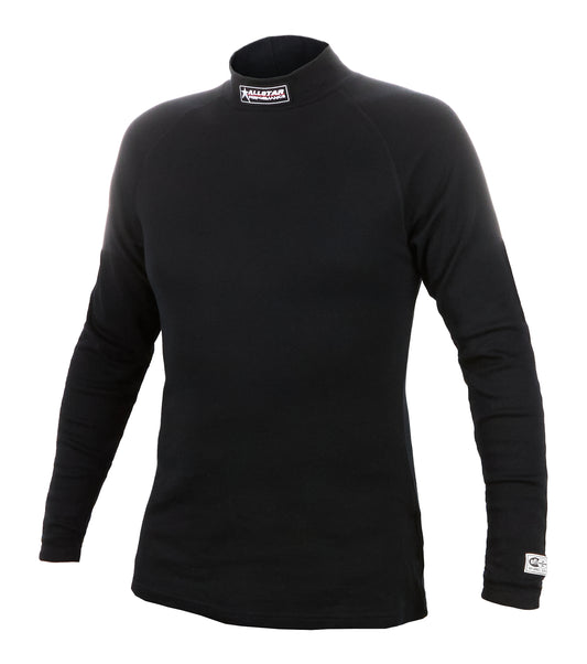 Allstar Performance  SFI 3.3 FR Underwear Top Black MED ALL926112