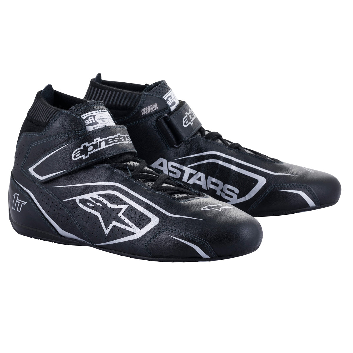 Alpinestars Usa Shoe Tech-1T V3 Black / Silver Size 8 MPN ALP2710122-119-8