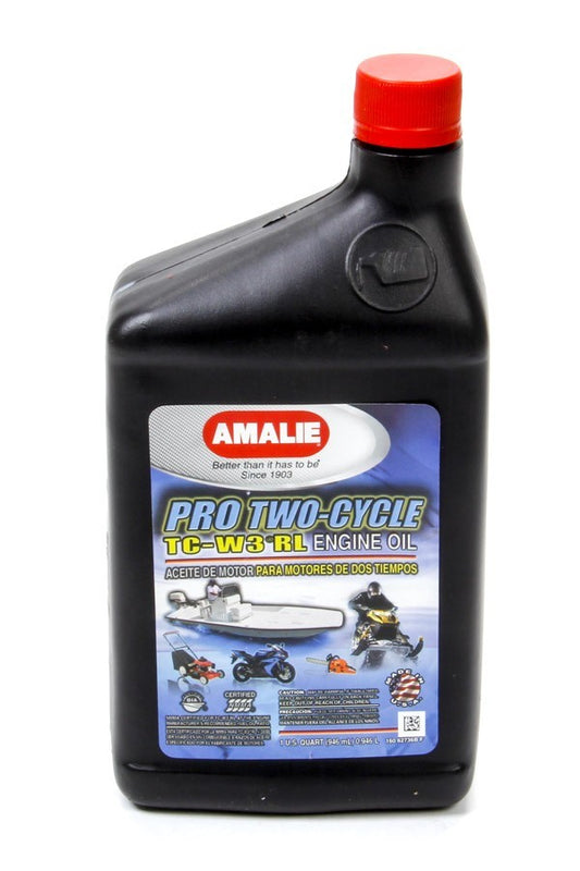 Amalie  Pro 2 Cycle TC-W 3 RL Oil 1Qt AMA62736-56