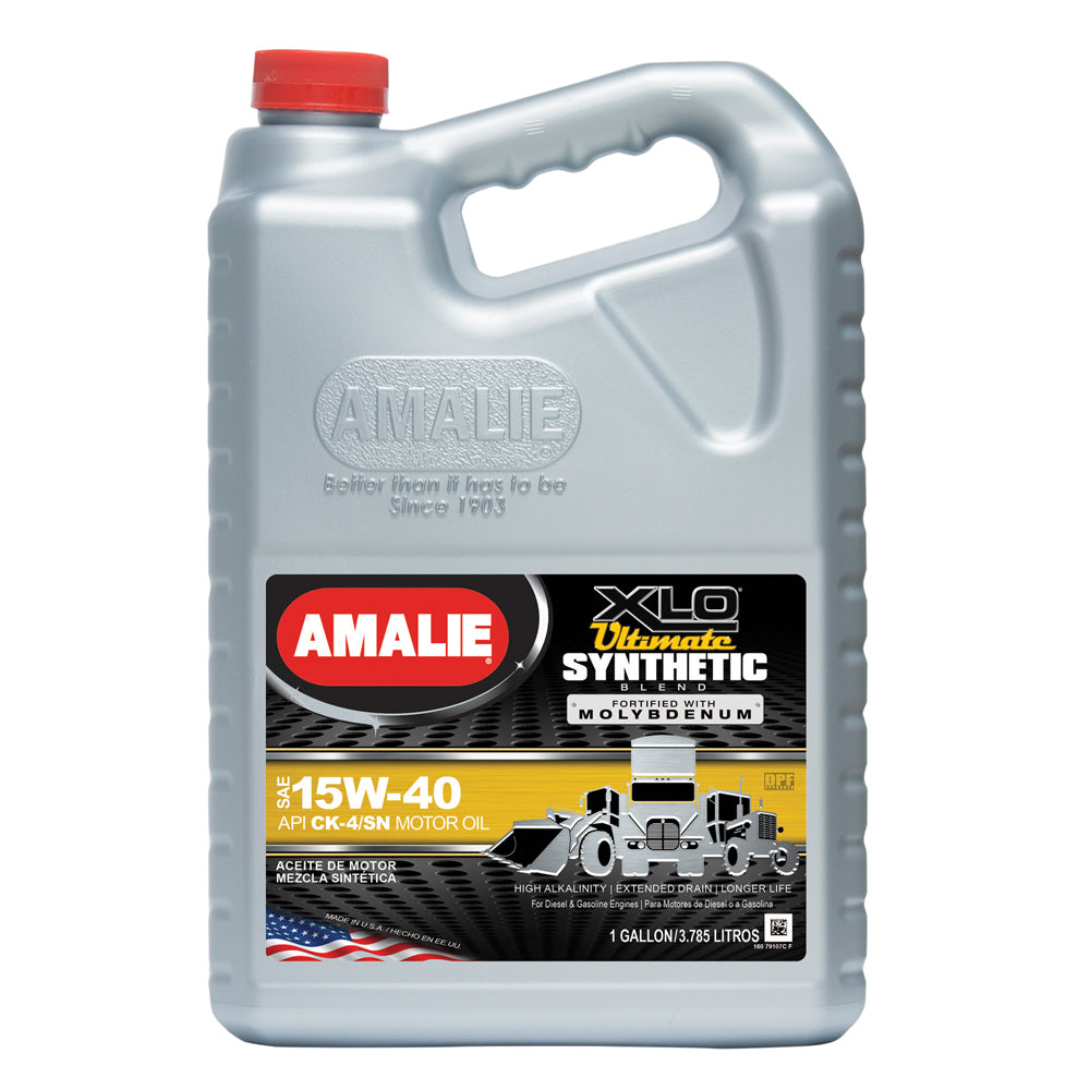 Amalie  XLO Ultimate Synthetic Blend 15w40 Case 1 Gal. AMA79107-36