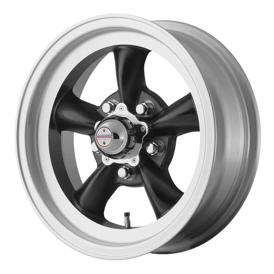 American Racing Wheels  TORQ THRUST D 15x8.5 5x1 20.65 SATIN  BLACK W/ MA VN1055861B