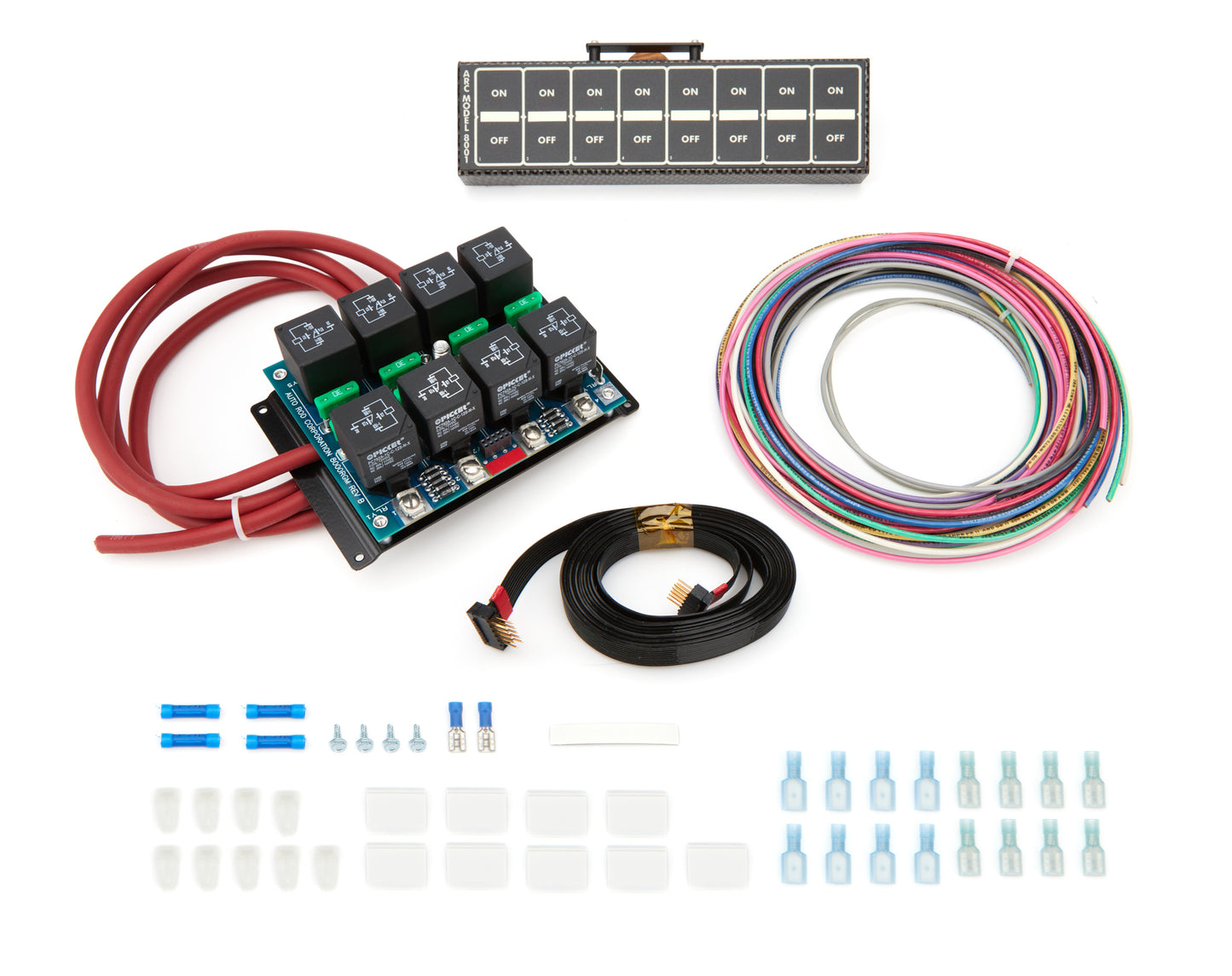 Auto Rod Controls  8 Switch In-Dash Control Module  C/F Finish 8004D