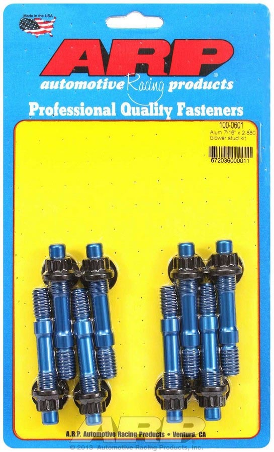 Arp Aluminum Blower Stud Kit 7/16 x 2.880 OAL MPN ARP100-0601