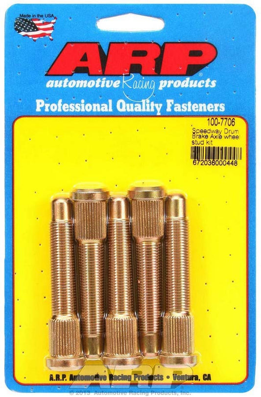 ARP  Wheel Stud Kit - 1/2-20 2.970/.568 Knurl (5) 100-7706