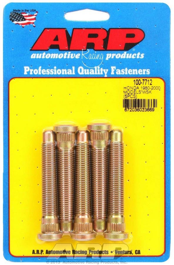 ARP  Wheel Stud Kit - M12x1.5 2.850/.485 Knurl 100-7712