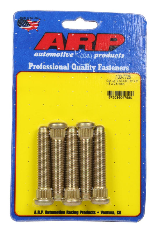 ARP  Wheel Stud Kit 5pk GM L/M 12mm x 1.5 x 2.5 100-7725