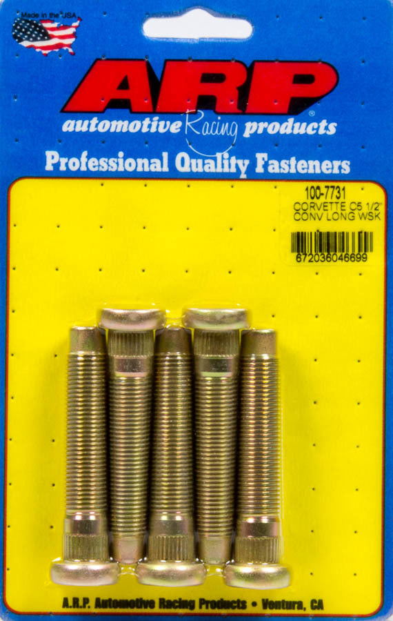 ARP   Wheel Stud Kit 5pk C5 Corvette 1/2-20 Conv.  ARP100-7731
