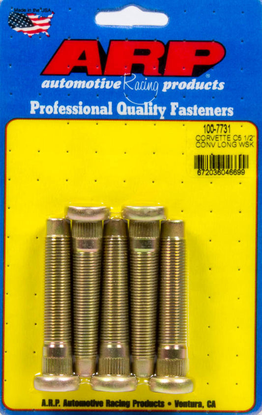 ARP   Wheel Stud Kit 5pk C5 Corvette 1/2-20 Conv.  ARP100-7731