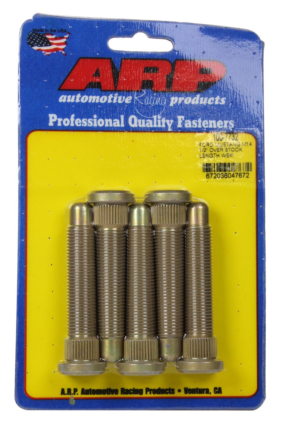 ARP  14mm Wheel Stud Kit 5pk 15-Up Mustang 100-7732