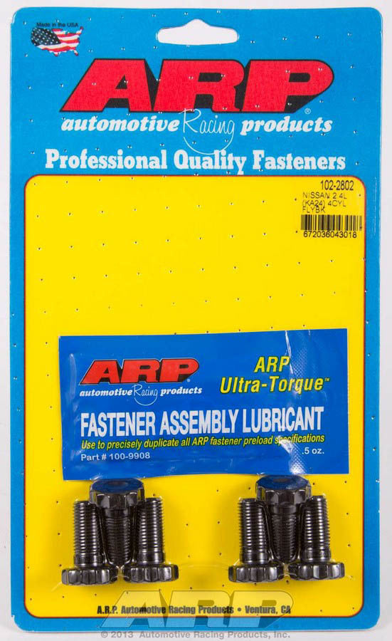 Arp Nissan Flywheel Bolt Kit 2.4L KA24 4-Cylinder MPN ARP102-2802 For Nissan