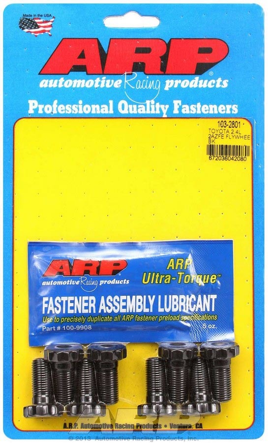 Arp Flywheel Bolt Kit Toyota 2AZFE 2.4L MPN ARP103-2801 For Toyota