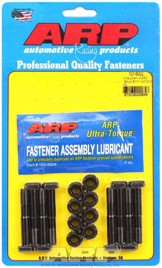 Arp Mits. Rod Bolt Kit - Fits 94-Up 4G63 MPN ARP107-6002 For Mitsubishi