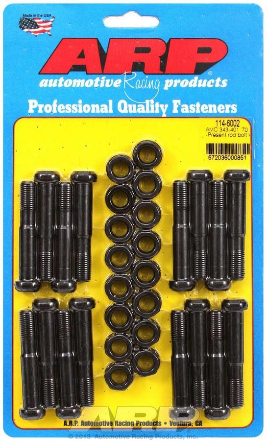 Arp AMC Rod Bolt Kit - Fits 68-Up 390-401 MPN ARP114-6002 For AMC