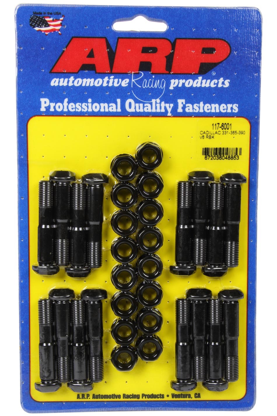 Arp Rod Bolt Kit Cadillac V8 331/365/390 MPN ARP117-6001 For Cadillac