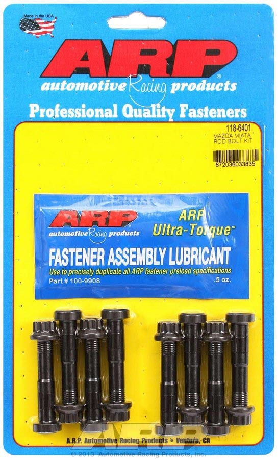 Arp Mazda Rod Bolt Kit - 88-05 Miata MPN ARP118-6401 For Mazda