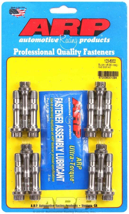 Arp Buick Rod Bolt Kit - 90 Deg. 1.700 UHL MPN ARP123-6002 For Buick V6