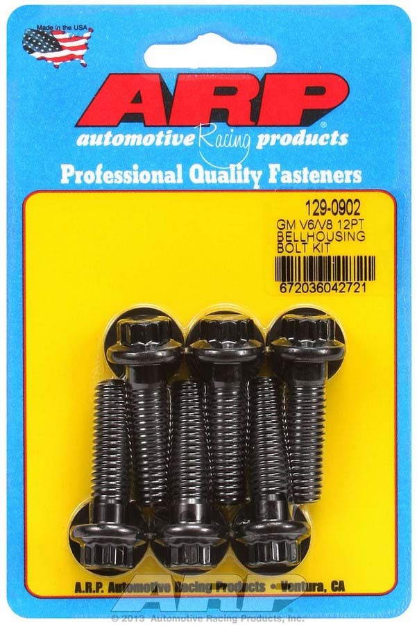 ARP  Bellhousing Bolt Kit - 12pt. GM V6/V8 129-0902