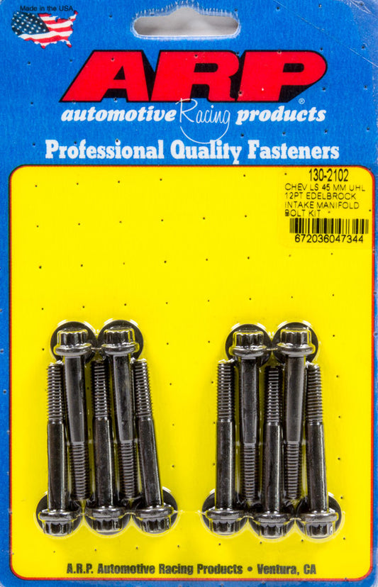 ARP  Intake Manifold Bolt Kit GM LS w/Edelbrock Intake 130-2102