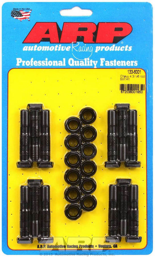 Arp Chevy V6 Rod Bolt Kit - Fits 90 Deg. 4.3L MPN ARP133-6001 For GM V6