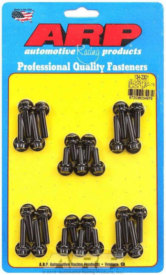 Arp Coil Bracket Bolt Kit - 12pt. LS1/LS2 MPN ARP134-2301 For GM LS-Series