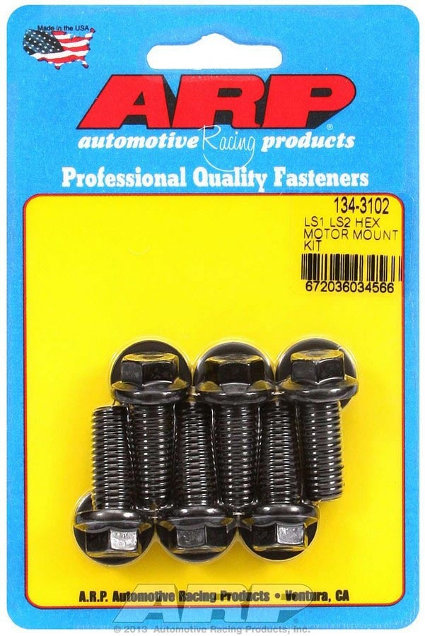 ARP  Motor Mount Bolt Kit 6pt. LS1/LS2 134-3102