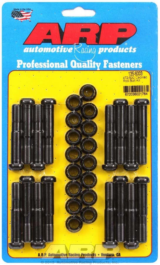 Arp Cady Rod Bolt Kit - Fits 472/500 MPN ARP135-6003 For Cadillac
