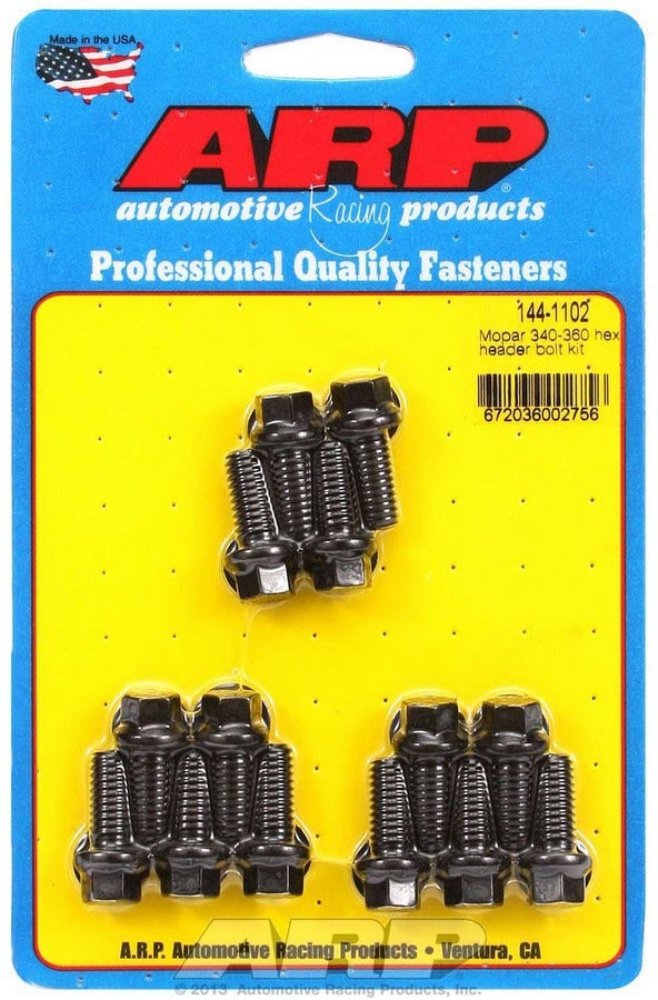 ARP  Header Bolt Kit - 6pt. 5/16 x .750 UHL (14) 144-1102