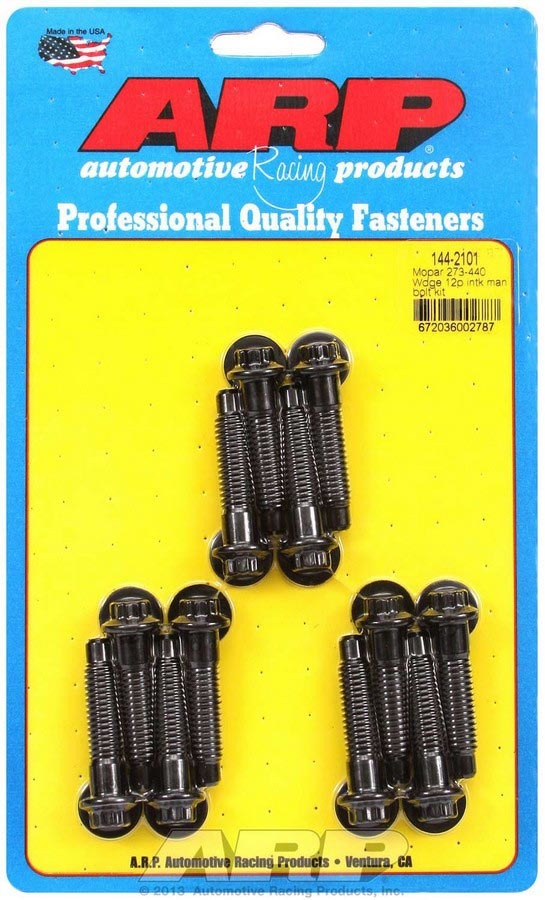 Arp Mopar Intake Bolt Kit MPN ARP144-2101 For Mopar