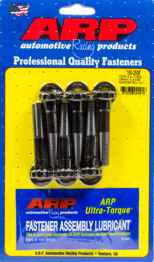Arp Crank Flange Adapter Bolt Kit Ford 6.4L DSL MPN ARP150-2506 For Ford