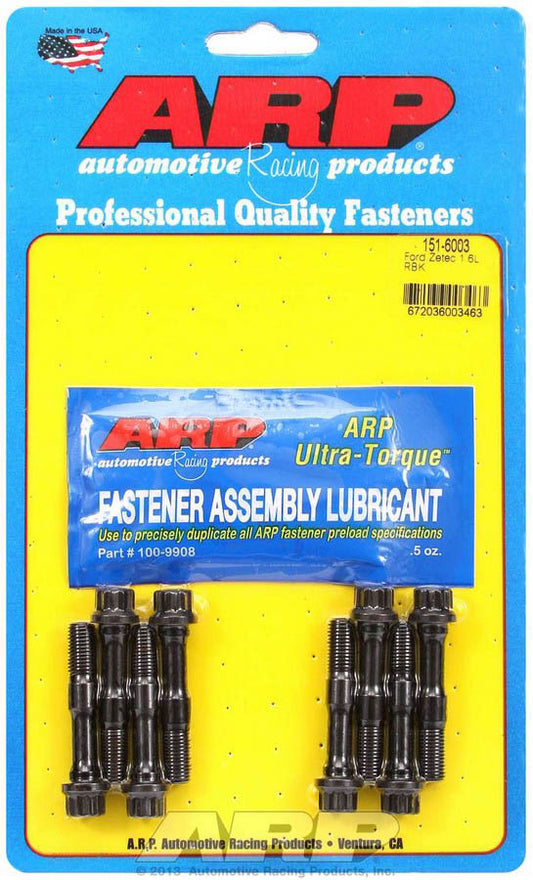 Arp Ford Rod Bolt Kit - 1.6L Zetec MPN ARP151-6003 For Ford