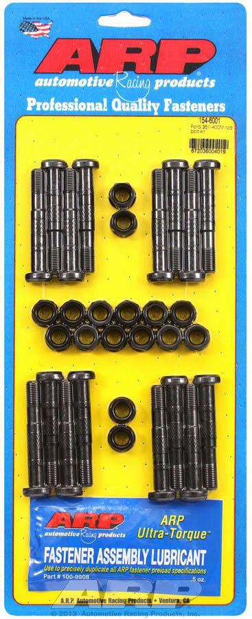 Arp SBF Rod Bolt Kit - Fits 351-400M MPN ARP154-6001 For Ford Cleveland