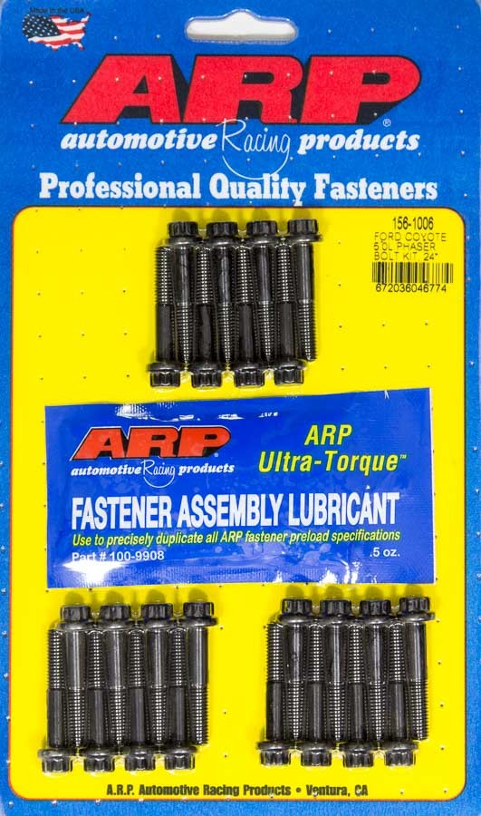 Arp Cam Phaser Retaining Bolt Kit For 5.0L Coyote MPN ARP156-1006 For Ford Coyote