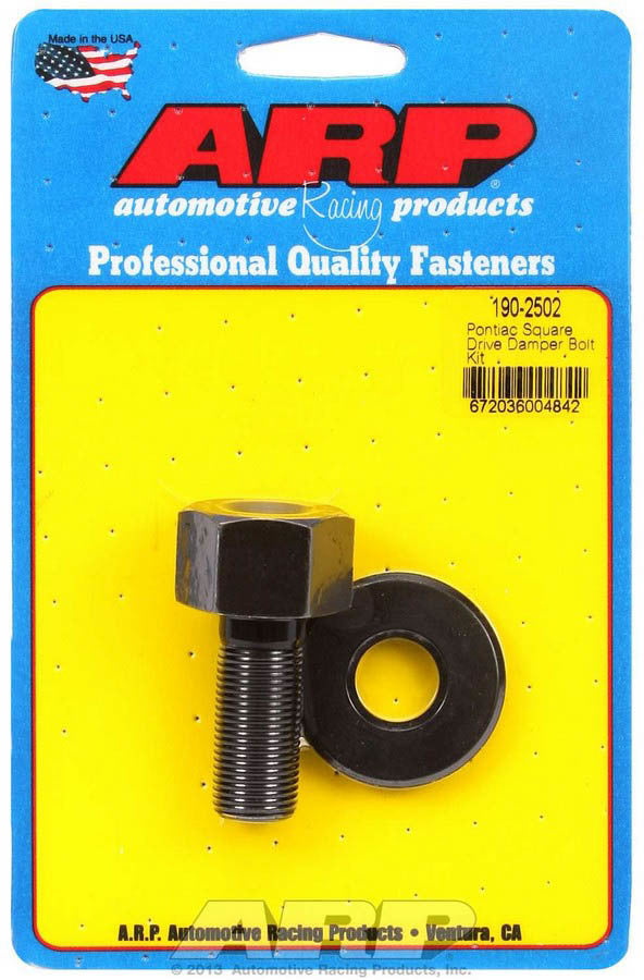 Arp Pontiac Square Drive Damper Bolt Kit MPN ARP190-2502 For Pontiac
