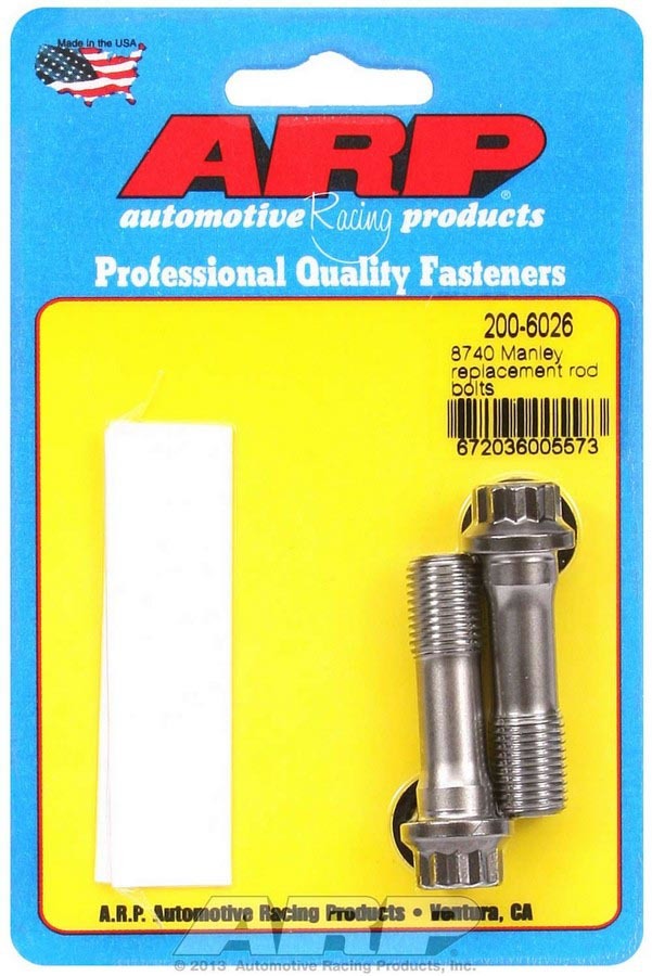 Arp Replacement Rod Bolt Kit 7/16 (2) MPN ARP200-6026