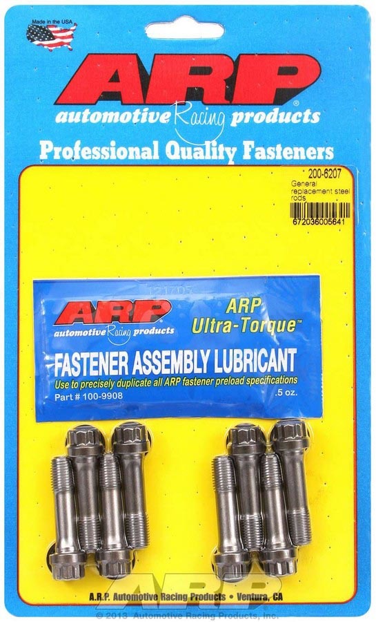 Arp Replacement Rod Bolt Kit 3/8 (8) MPN ARP200-6207 For Universal use