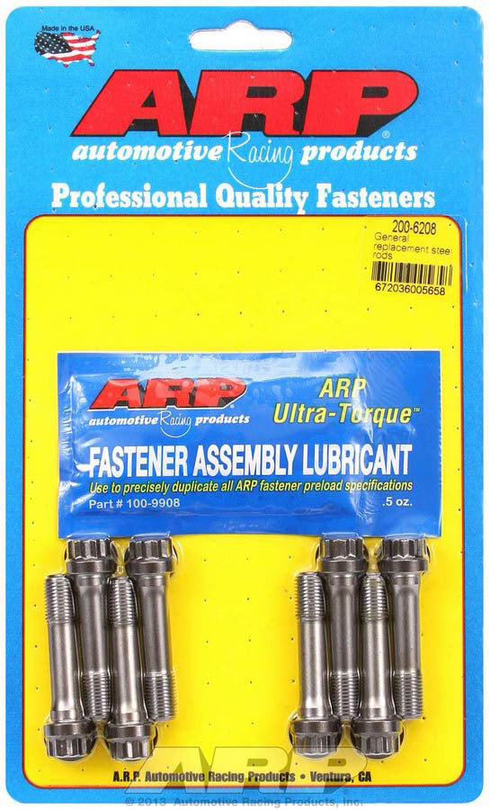 Arp Replacement Rod Bolt Kit 3/8 (8) MPN ARP200-6208 For Universal use