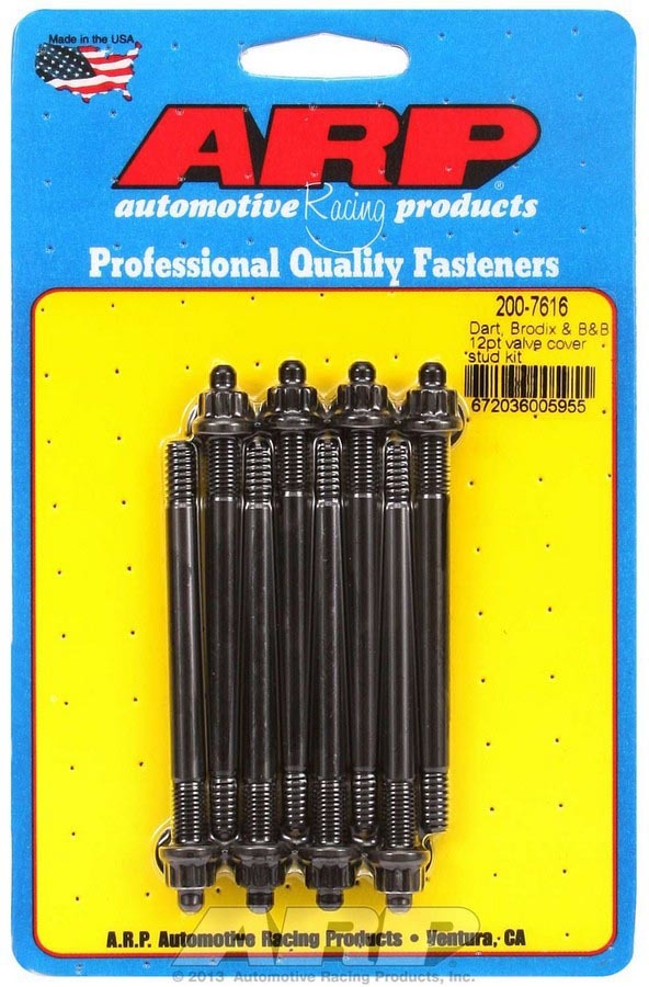 Arp Valve Cover Stud Kit 1/4 12pt. (8) MPN ARP200-7616