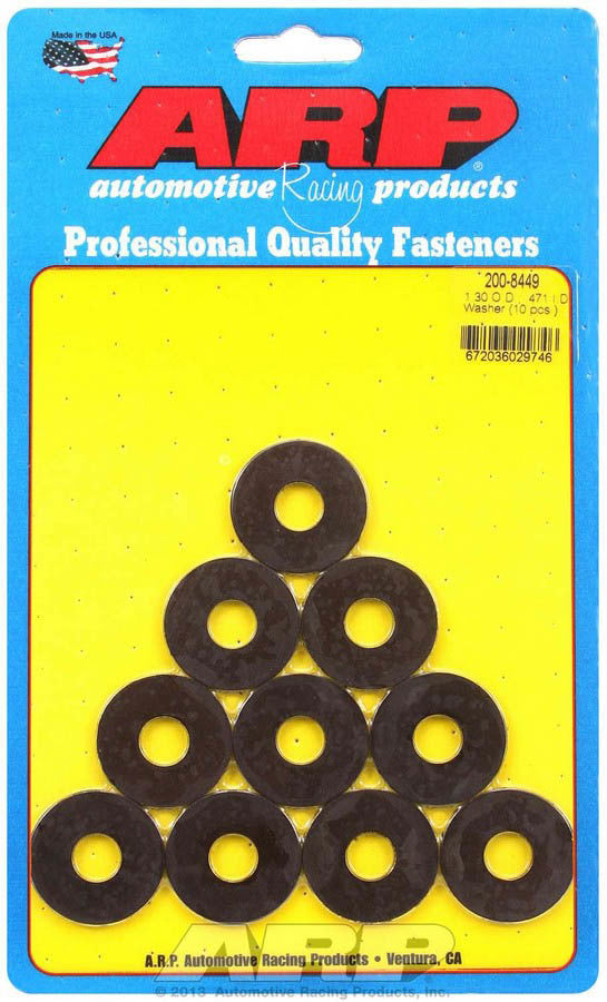 ARP  Black Washers - .471 ID x 1.300 OD (10) 200-8449