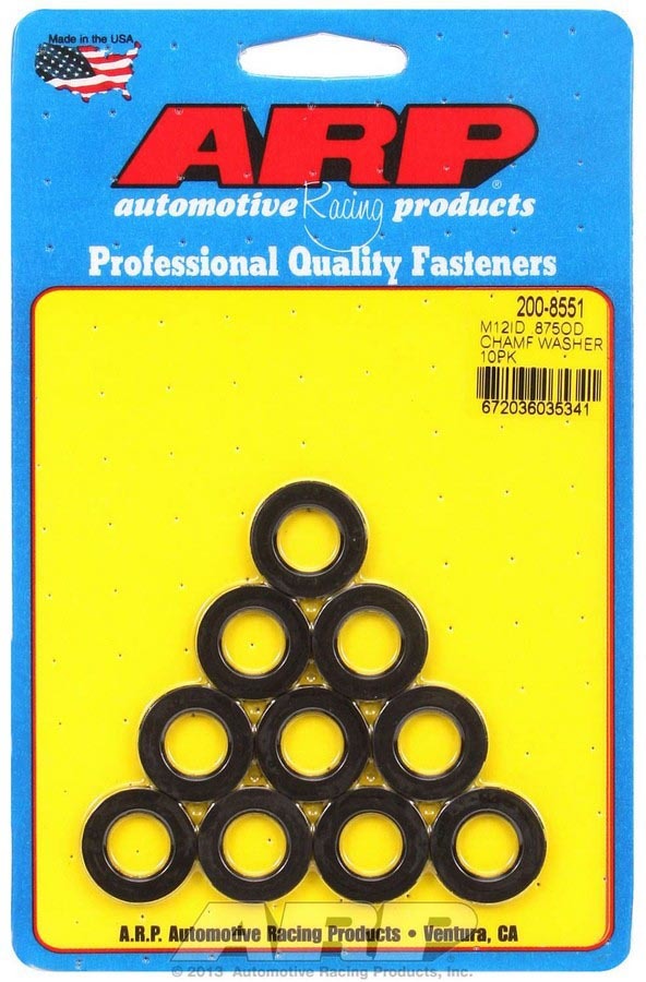 ARP  12mm ID Washers 10pk .875 OD Chamfer 200-8551