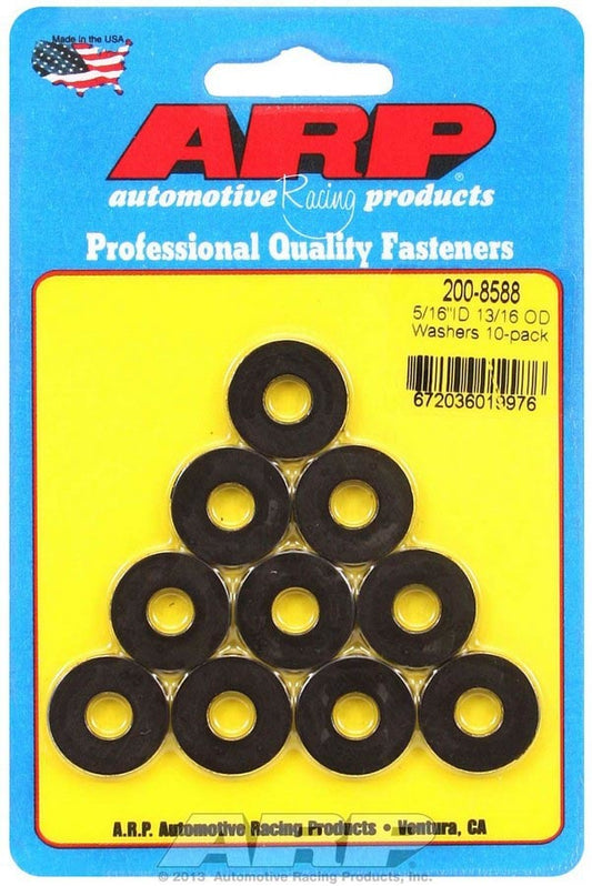 ARP  Black Washers - 5/16 ID x 13/16 OD (10) 200-8588