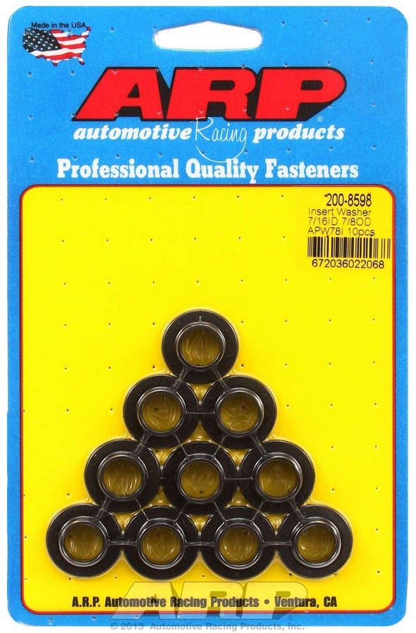 Arp Insert Washers - 7/16 ID x .875 OD (10) MPN ARP200-8598