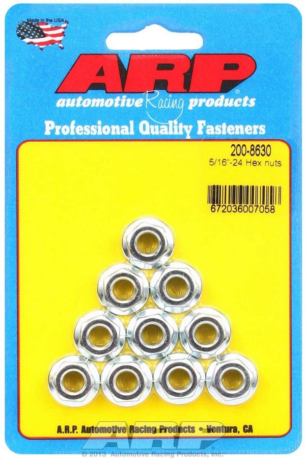 ARP  Hex Nuts - 5/16-24 (10)  200-8630