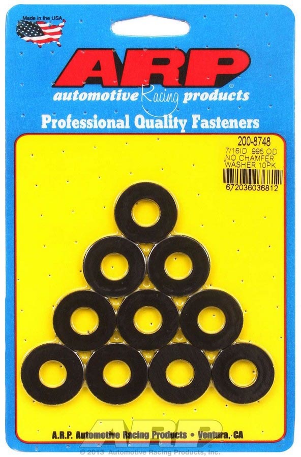 ARP  Black Washers - 7/16 ID x .995 OD (10) 200-8748