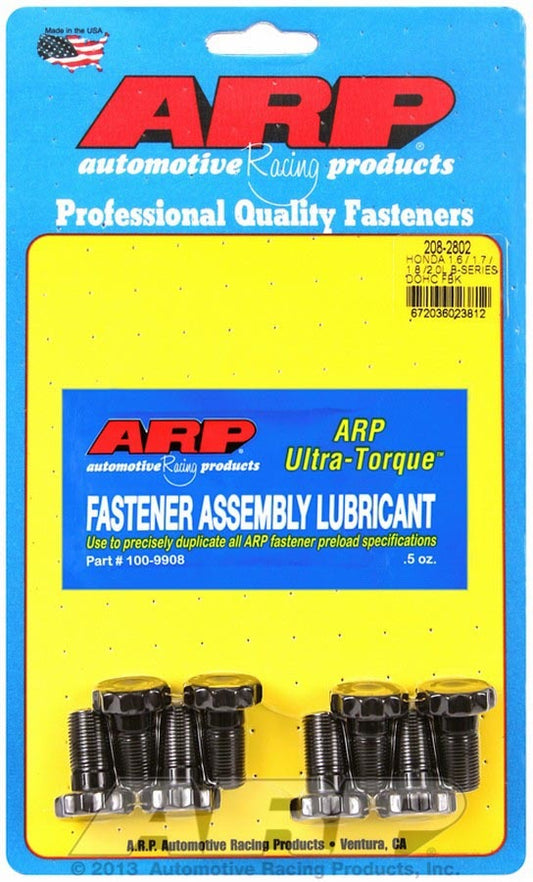 Arp Honda Flywheel Bolt Kit Fits 1.8/2.0L DOHC MPN ARP208-2802 For Honda