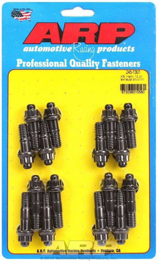 ARP  Exhaust Stud Kit - 12pt. KB Hemi 245-1301