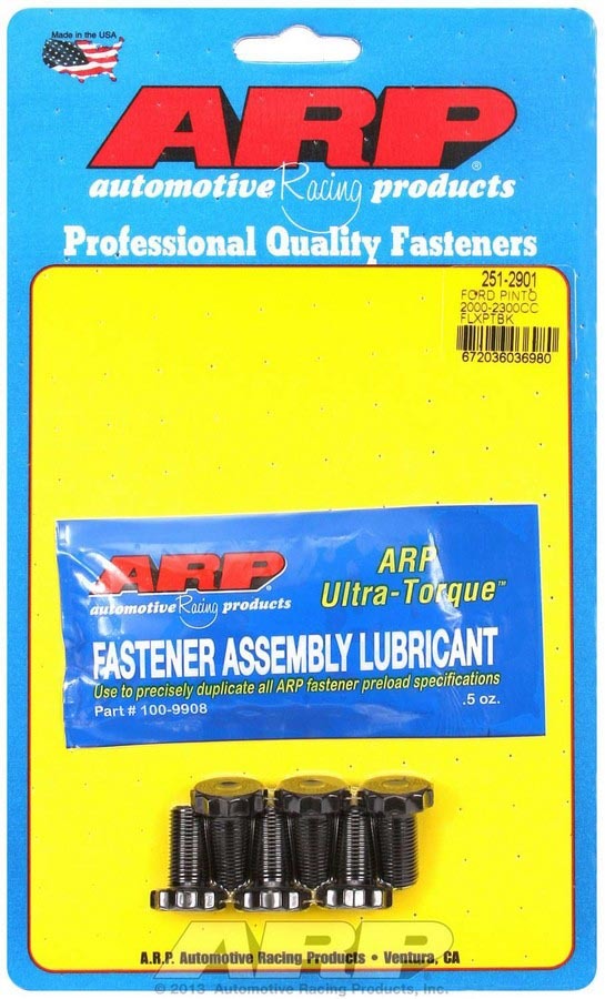 Arp Ford Flexplate Bolt Kit 2000cc/2300cc Pinto MPN ARP251-2901 For Ford