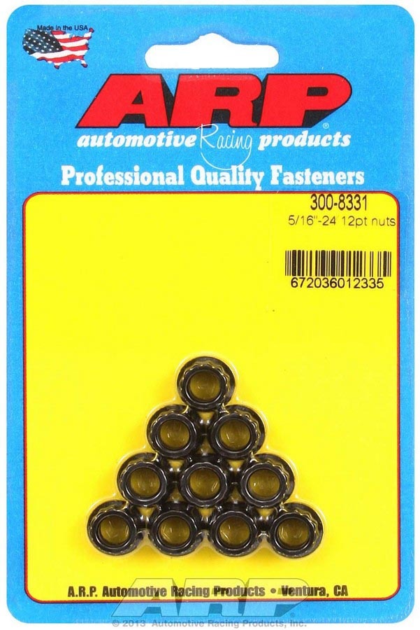 ARP   5/16-24 12pt. Nuts (10)   ARP300-8331