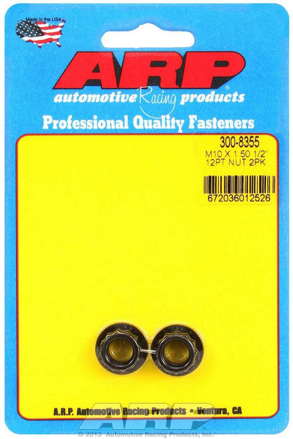 ARP  Nut- 12pt 10mm X 1.50 2pk 300-8355